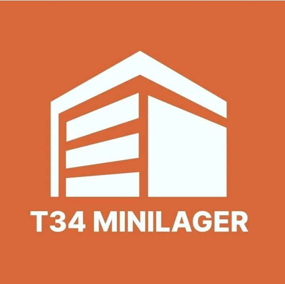 t34 minilager lagerbod logo
